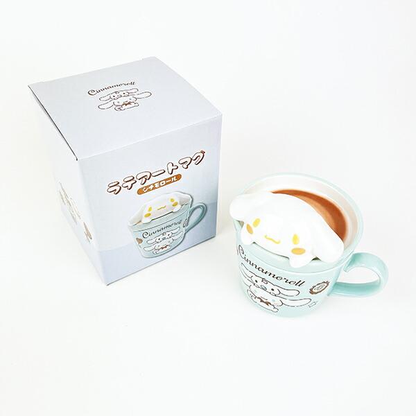 サンリオ シナモロール ラテアートマグカップ コップ シナモン Sanrio 商品画像7：キャラグッズPERFECT WORLD TOKYO