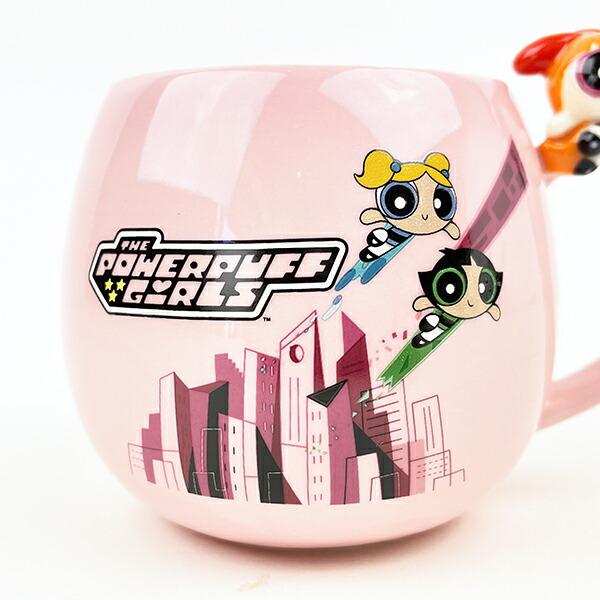 パワーパフガールズ フィギュア付きマグ コップ 商品画像2：キャラグッズPERFECT WORLD TOKYO