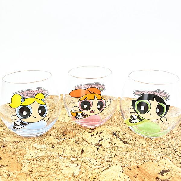 パワーパフガールズ ブロッサム まんまるグラス コップ 日本製 商品画像5：キャラグッズPERFECT WORLD TOKYO