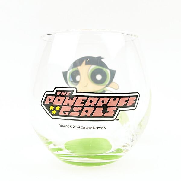 パワーパフガールズ バターカップ まんまるグラス コップ 日本製 商品画像3：キャラグッズPERFECT WORLD TOKYO