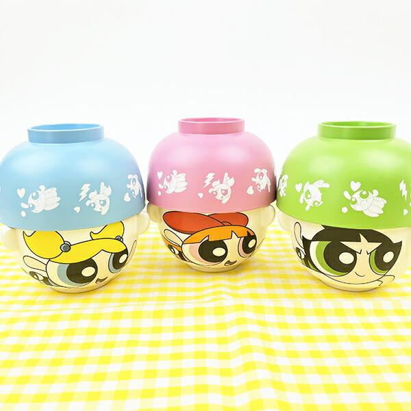 パワーパフガールズ ブロッサム ミニ 汁椀茶碗セット 食器 日本製 商品画像5：キャラグッズPERFECT WORLD TOKYO