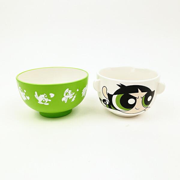 パワーパフガールズ バターカップ ミニ 汁椀茶碗セット 食器 日本製 商品画像2：キャラグッズPERFECT WORLD TOKYO