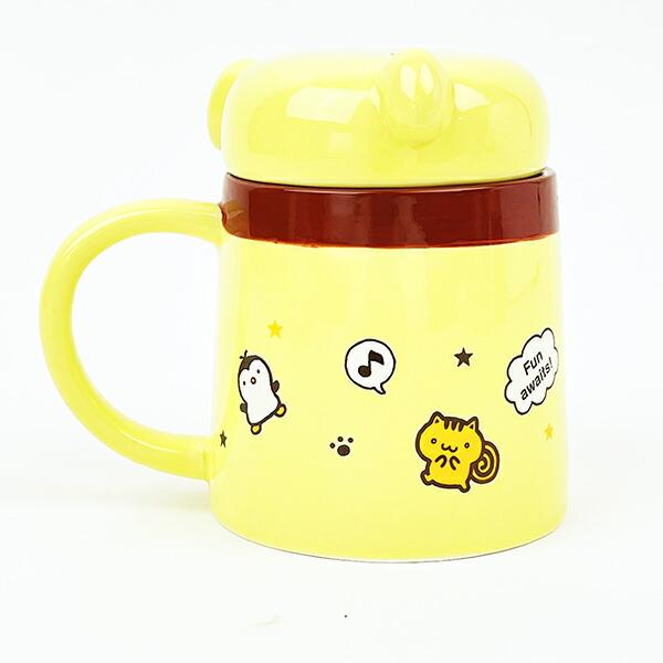サンリオ ポムポムプリン おしりのフタ付きマグ コップ Sanrio 商品画像3：キャラグッズPERFECT WORLD TOKYO