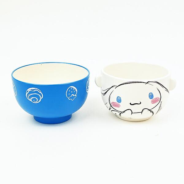 サンリオ シナモロール 汁椀茶碗セット(大) 食器 シナモン Sanrio 商品画像2：キャラグッズPERFECT WORLD TOKYO