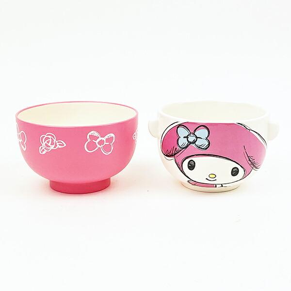 サンリオ マイメロディ 汁椀茶碗セット(大) 食器 Sanrio 商品画像2：キャラグッズPERFECT WORLD TOKYO