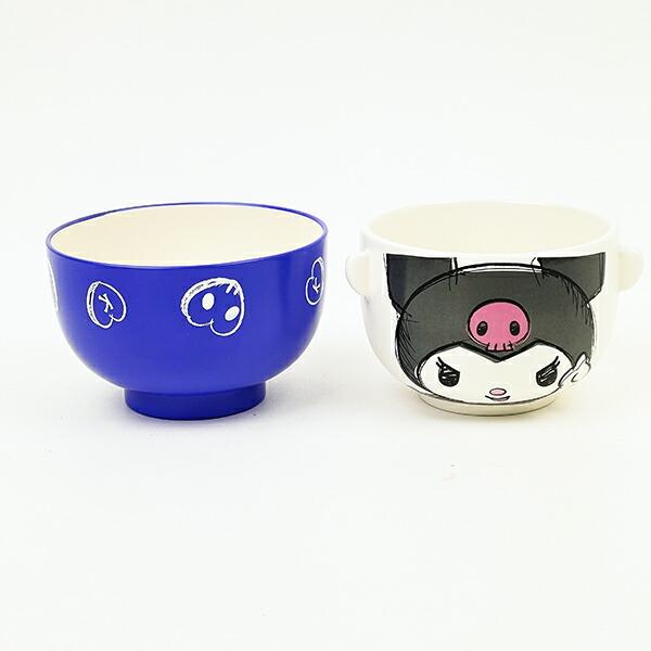 サンリオ クロミ 汁椀茶碗セット(大) 食器 Sanrio 商品画像2：キャラグッズPERFECT WORLD TOKYO