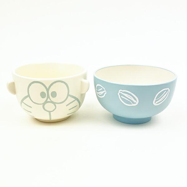 ドラえもん ミニ 汁椀茶碗セット ブルー 食器 日本製 商品画像2：キャラグッズPERFECT WORLD TOKYO