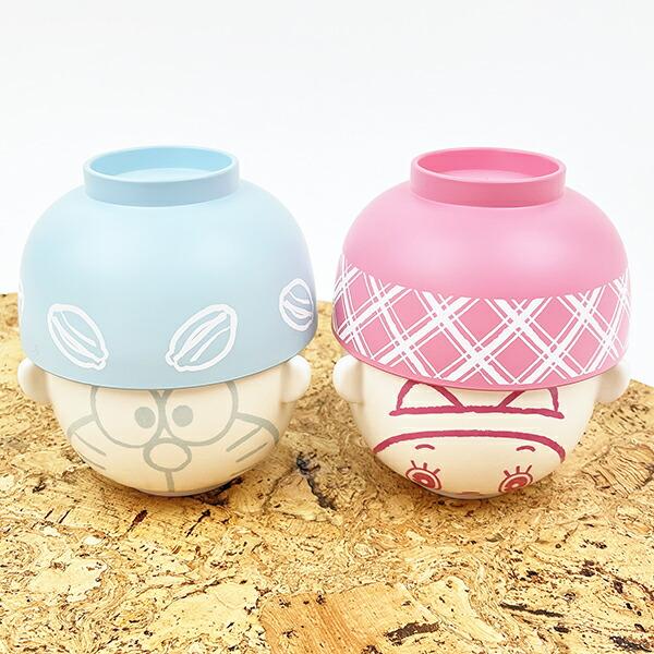 ドラえもん ミニ 汁椀茶碗セット ブルー 食器 日本製 商品画像6：キャラグッズPERFECT WORLD TOKYO