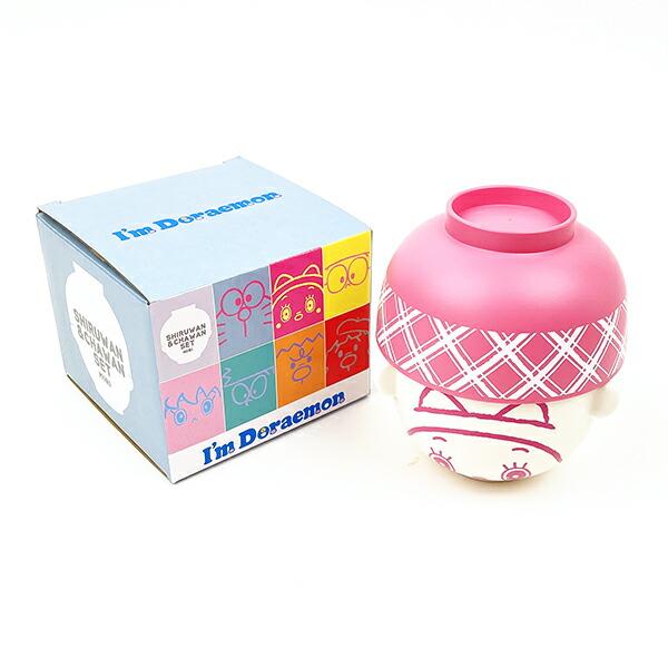 ドラえもん ドラミ ミニ 汁椀茶碗セット ピンク 食器 日本製 商品画像5：キャラグッズPERFECT WORLD TOKYO