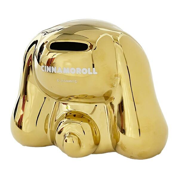 サンリオ シナモロール 貯金箱 ゴールド シナモン Sanrio 商品画像3：キャラグッズPERFECT WORLD TOKYO
