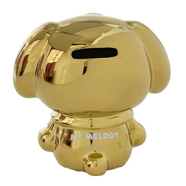 サンリオ マイメロディ 貯金箱 ゴールド Sanrio 商品画像3：キャラグッズPERFECT WORLD TOKYO