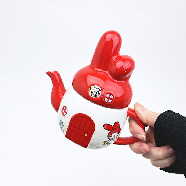 サンリオ マイメロディ 赤いきのこのおうち ティーポット キッチン Sanrio 商品画像7：キャラグッズPERFECT WORLD TOKYO
