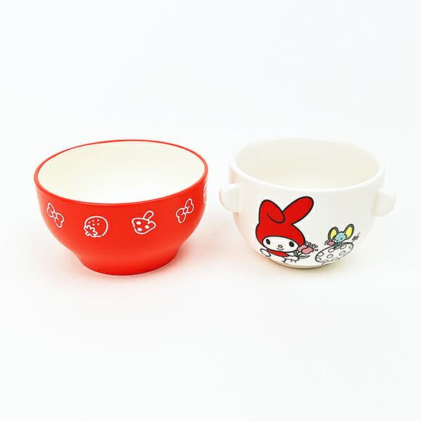 サンリオ マイメロディ 汁椀茶碗セットミニ 赤いきのこのおうち Sanrio 商品画像2：キャラグッズPERFECT WORLD TOKYO