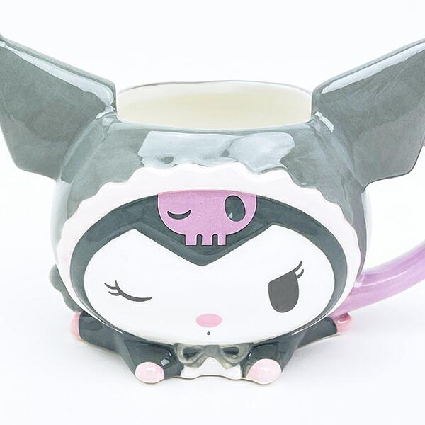 サンリオ クロミ フェイスマグカップ ブラックエンジェル コップ Sanrio 商品画像2：キャラグッズPERFECT WORLD TOKYO