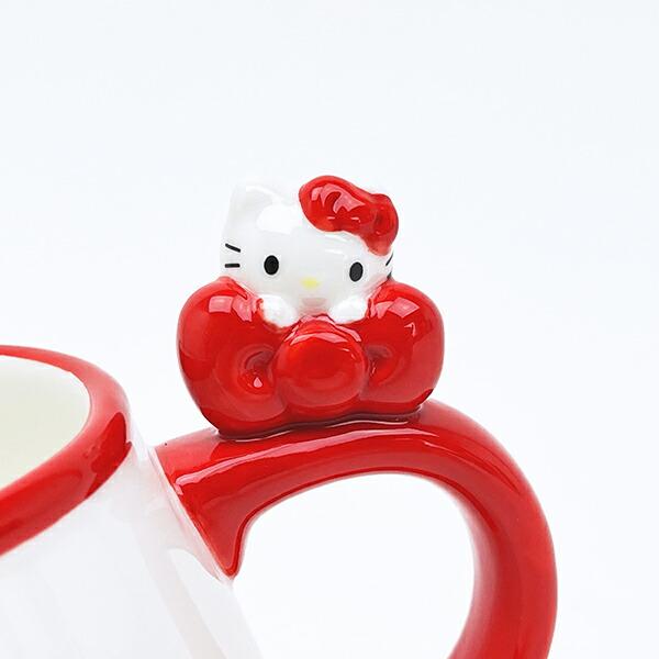 サンリオ ハローキティ フィギュア付きマグ エッジー マグカップ sanrio 商品画像3：キャラグッズPERFECT WORLD TOKYO