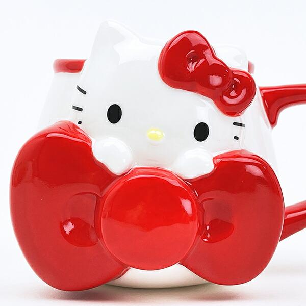 サンリオ ハローキティ フィギュア付きマグ エッジー マグカップ sanrio 商品画像2：キャラグッズPERFECT WORLD TOKYO