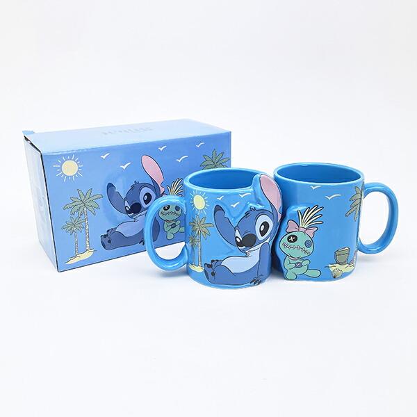 ディズニー スティッチとスクランプ ペアマグカップ コップ 結婚祝い Disney 商品画像6:キャラグッズPERFECT WORLD TOKYO