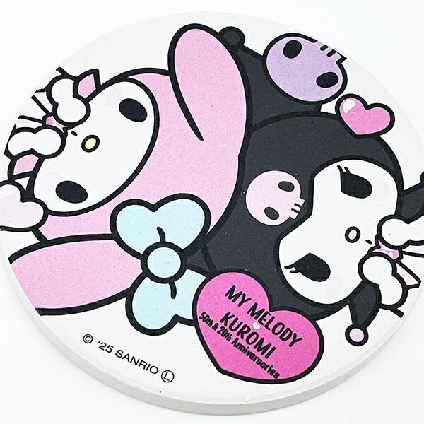 サンリオ マイメロディ50th＆クロミ20th 吸水コースター 日本製 Sanrio 商品画像2：キャラグッズPERFECT WORLD TOKYO