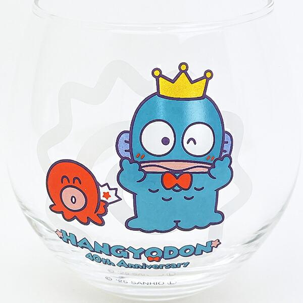 サンリオ ハンギョドン 40th まんまるグラス コップ 日本製 Sanrio 商品画像2:キャラグッズPERFECT WORLD TOKYO