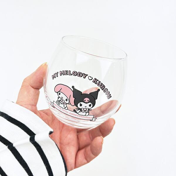 サンリオ マイメロディ 50th &クロミ 20th まんまるグラス コップ 日本製 Sanrio 商品画像5:キャラグッズPERFECT WORLD TOKYO
