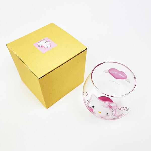 サンリオ ハローキティ まんまるグラス(ピンク) エンジェルキティ コップ 日本製 Sanrio 商品画像5：キャラグッズPERFECT WORLD TOKYO