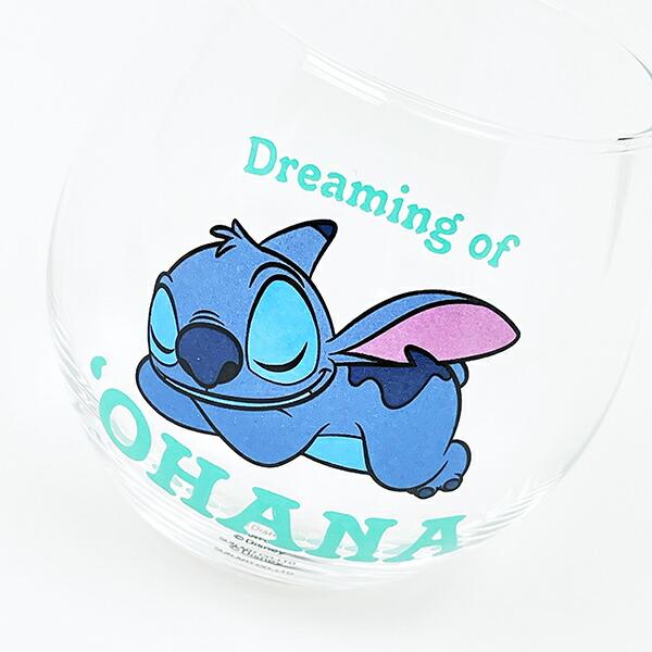 ディズニー スティッチ まんまるグラス コップ 日本製 Disney 商品画像2：キャラグッズPERFECT WORLD TOKYO