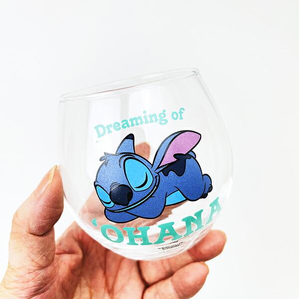 ディズニー スティッチ まんまるグラス コップ 日本製 Disney 商品画像4：キャラグッズPERFECT WORLD TOKYO