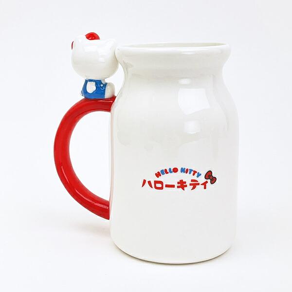 サンリオ ハローキティ 牛乳瓶マグカップ レトロ Sanrio 商品画像5：キャラグッズPERFECT WORLD TOKYO