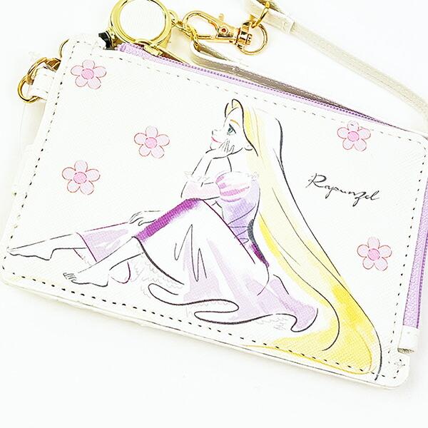 ディズニープリンセス ラプンツェル フラグメントケース パープル 定期入れ カードケース Disney 商品画像2：キャラグッズPERFECT WORLD TOKYO
