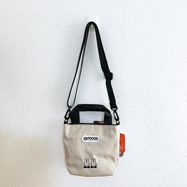 ミッフィー miffy OUTDOOR PRODUCTS ショルダーバッグ ベージュ 商品画像9：キャラグッズPERFECT WORLD TOKYO
