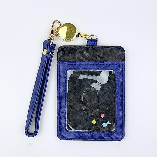 ミッフィー miffy リール付きパスケース Starry Night柄 ブルー 定期入れ 商品画像3：キャラグッズPERFECT WORLD TOKYO