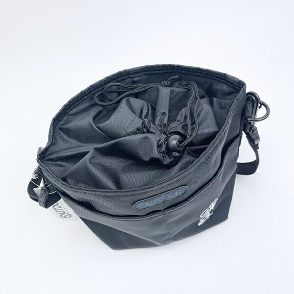 スヌーピー OUTDOOR PRODUCTS ショルダーバッグ ブラック 商品画像4：キャラグッズPERFECT WORLD TOKYO