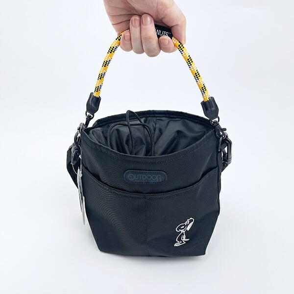 スヌーピー OUTDOOR PRODUCTS ショルダーバッグ ブラック 商品画像10：キャラグッズPERFECT WORLD TOKYO