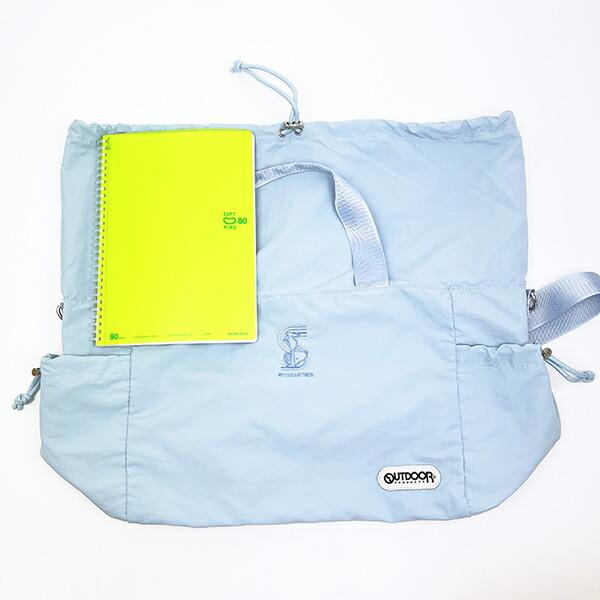 スヌーピー × OUTDOOR PRODUCTS ダッフルバッグ ブルー SNOOPY 商品画像6：キャラグッズPERFECT WORLD TOKYO