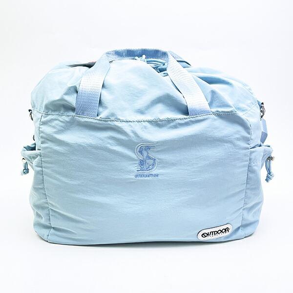スヌーピー × OUTDOOR PRODUCTS ダッフルバッグ ブルー SNOOPY