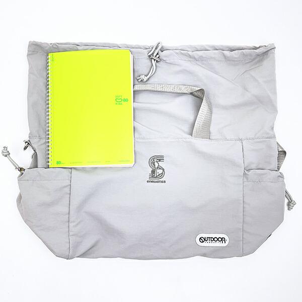 スヌーピー × OUTDOOR PRODUCTS ダッフルバッグ グレー SNOOPY 商品画像5：キャラグッズPERFECT WORLD TOKYO