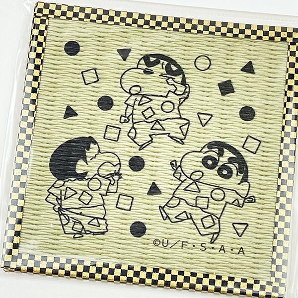 クレヨンしんちゃん パジャマ 畳コースター 日本製 商品画像2：キャラグッズPERFECT WORLD TOKYO