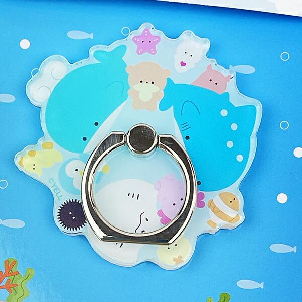 つぶらな瞳 つぶらな瞳の水族館 スマホリング  スマホ用品 商品画像2：キャラグッズPERFECT WORLD TOKYO