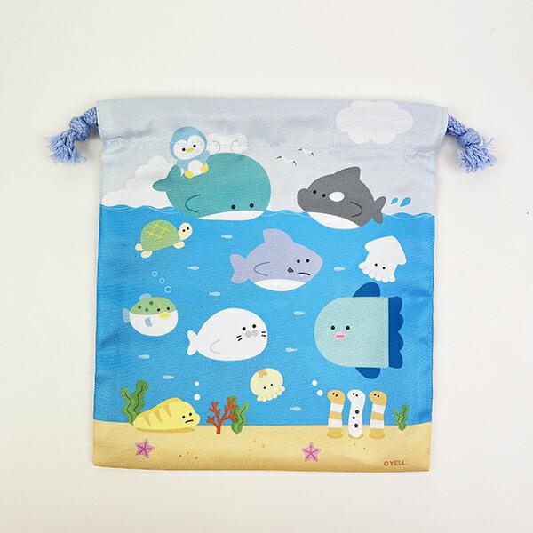 つぶらな瞳 つぶらな瞳の水族館 巾着セット 商品画像4：キャラグッズPERFECT WORLD TOKYO
