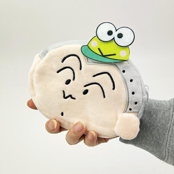 クレヨンしんちゃん×サンリオキャラクターズ マサオくん×けろけろけろっぴ リバーシブルポーチ  Sanrio 商品画像5：キャラグッズPERFECT WORLD TOKYO