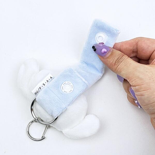 クレヨンしんちゃん シロ 蓄光マスコットループホルダー 商品画像4：キャラグッズPERFECT WORLD TOKYO