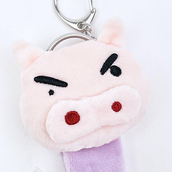 クレヨンしんちゃん ぶりぶりざえもん 蓄光マスコットループホルダー 商品画像2：キャラグッズPERFECT WORLD TOKYO