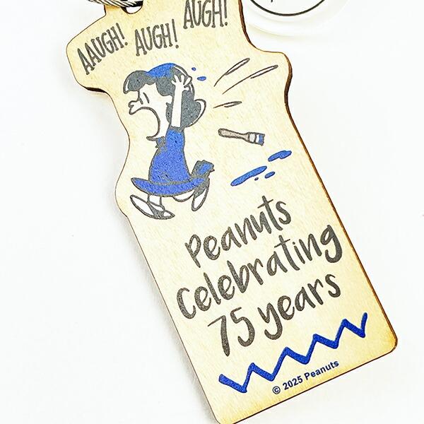 スヌーピー 木のオーナメント ネイビー PEANUTS 75th SNOOPY 日本製 商品画像2：キャラグッズPERFECT WORLD TOKYO
