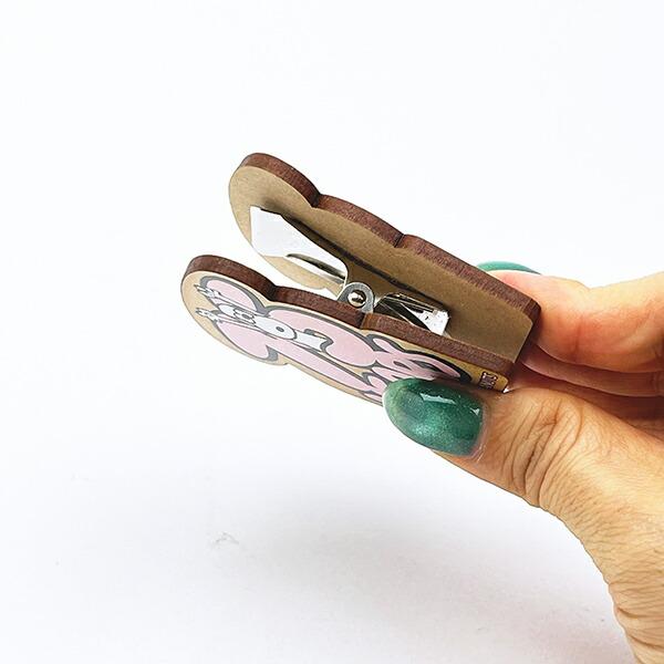 スヌーピー ダイカットメモスタンド ロゴピンク 文具 PEANUTS 75th 日本製 SNOOPY 商品画像3：キャラグッズPERFECT WORLD TOKYO