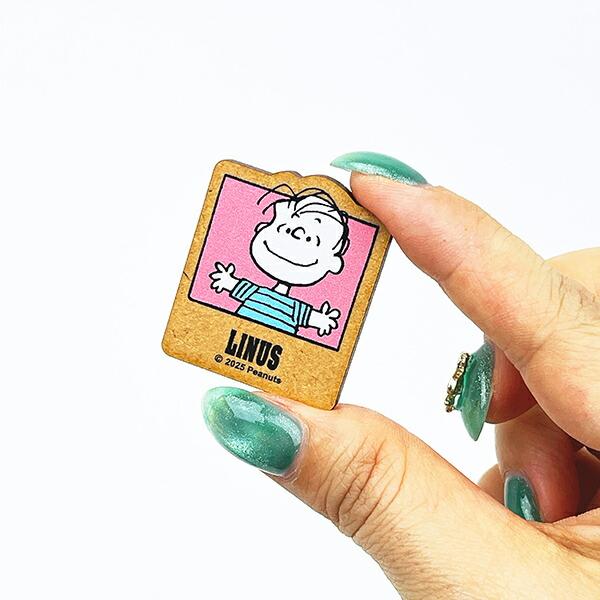 スヌーピー 木のクリップ(4個セット) パーティーグリーン 文具 PEANUTS 75th 日本製 SNOOPY 商品画像5：キャラグッズPERFECT WORLD TOKYO