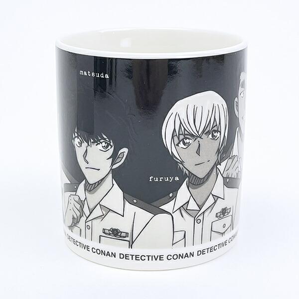 名探偵コナン 警察学校 モノクロームマグカップ コップ 日本製 商品画像2：キャラグッズPERFECT WORLD TOKYO