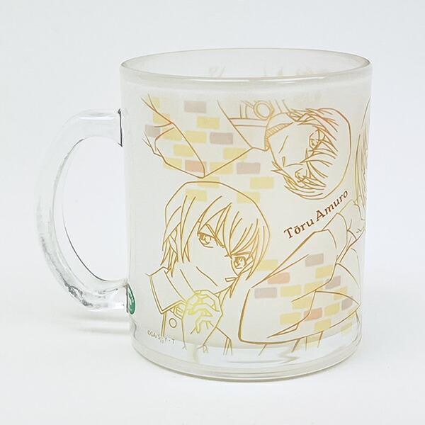 名探偵コナン 安室 ラインアート ガラスマグカップ コップ 日本製 商品画像3：キャラグッズPERFECT WORLD TOKYO