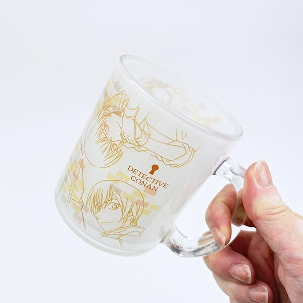 名探偵コナン 安室 ラインアート ガラスマグカップ コップ 日本製 商品画像5：キャラグッズPERFECT WORLD TOKYO