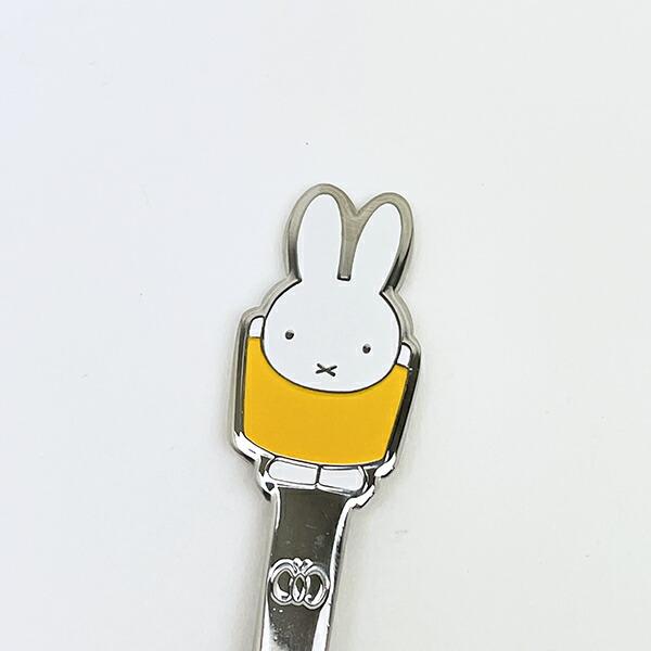 ミッフィー miffy ステンレスカトラリーフォーク イエロー 食器 日本製 商品画像2：キャラグッズPERFECT WORLD TOKYO