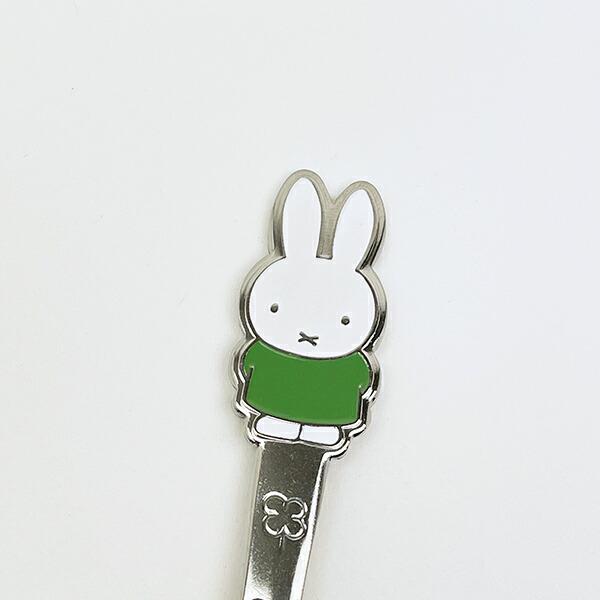 ミッフィー miffy ステンレスカトラリースプーン グリーン 食器 日本製 商品画像2：キャラグッズPERFECT WORLD TOKYO